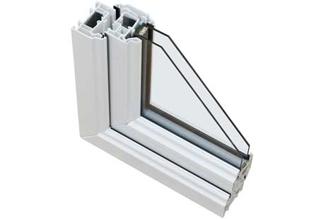 double glazing section