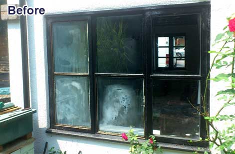 old window broken